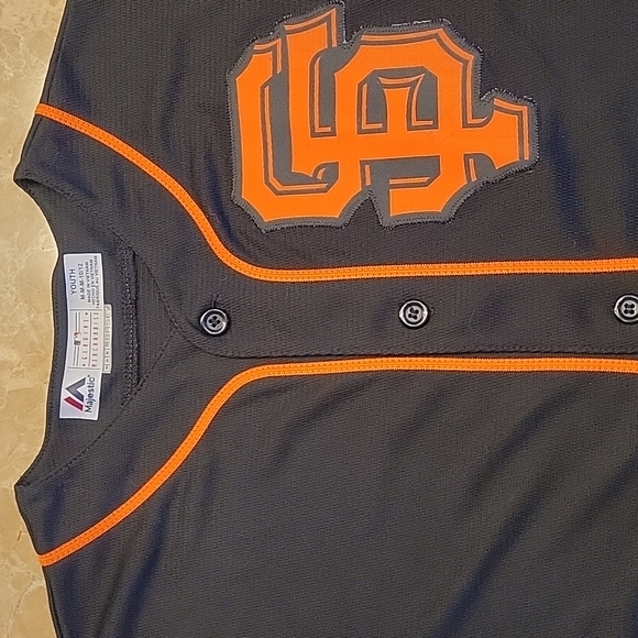 Majestic San Francisco Major League Baseball Youth Jersey, M(10-12) - Picture 2 of 14